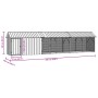 Aviario para aves con extensión antracita 112x640x141 cm acero de , Pies y jaulas para pájaros - Ref: Foro24-3325146, Precio:...