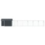 Aviary for Birds with Anthracite Extension 112x817x141 cm Steel by , Feet and bird cages - Ref: Foro24-3325150, Price: 604,88...