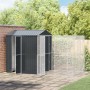 Bird aviary with anti-scratch extension 210x421x247 cm made of steel by , Feet and bird cages - Ref: Foro24-3325156, Price: 9...