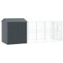 Aviary for Birds with Anthracite Extension 210x619x247 cm Steel by , Feet and bird cages - Ref: Foro24-3325157, Price: 1,00 €...