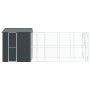 Aviary for Birds with Anthracite Extension 210x619x247 cm Steel by , Feet and bird cages - Ref: Foro24-3325157, Price: 1,00 €...