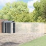 Bird aviary with anthracite extension 210x817x247 cm steel by , Feet and bird cages - Ref: Foro24-3325158, Price: 1,00 €, Dis...