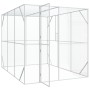 Anthrazitfarbene Vogelvoliere 302x206x214 cm aus Stahl von , Füße und Vogelkäfige - Ref: Foro24-3325161, Preis: 386,51 €, Rab...