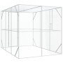 Anthrazitfarbene Vogelvoliere 302x206x214 cm aus Stahl von , Füße und Vogelkäfige - Ref: Foro24-3325161, Preis: 386,51 €, Rab...
