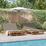 Doppel-Sonnensessel mit Rollen und Kissen aus massivem Akazienholz von , Liegen - Ref: Foro24-3325191, Preis: 427,84 €, Rabat...