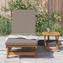 Tumbona con Ruedas + Mesa y Cojín de Madera de Acacia de , Tumbonas - Ref: Foro24-3325203, Precio: 257,02 €