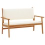 Conjunto de Sofá de Jardín de 4 Piezas con Cojines de Madera Sólida de Acacia de , Sofás de exterior - Ref: Foro24-3325227, P...