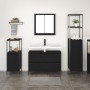 3-piece bathroom furniture set in engineered black oak wood by , bathroom vanities - Ref: Foro24-3328359, Price: 208,04 €, Di...