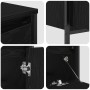3-piece bathroom furniture set in engineered black oak wood by , bathroom vanities - Ref: Foro24-3328359, Price: 208,04 €, Di...