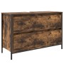 3-piece bathroom furniture set in smoked oak and crafted wood by , bathroom vanities - Ref: Foro24-3328361, Price: 190,60 €, ...