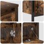 3-piece bathroom furniture set in smoked oak and crafted wood by , bathroom vanities - Ref: Foro24-3328361, Price: 190,60 €, ...
