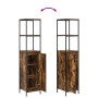 3-piece bathroom furniture set in smoked oak and crafted wood by , bathroom vanities - Ref: Foro24-3328361, Price: 190,60 €, ...