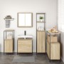5-Piece Bathroom Furniture Set in Sonoma Oak Engineered Wood by , Bathroom furniture - Ref: Foro24-3328370, Price: 308,30 €, ...