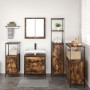 5-teiliges Badmöbel-Set aus geräucherter Eiche mit abgeleitetem Holz von , Badezimmermöbel - Ref: Foro24-3328371, Preis: 307,...