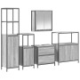 Conjunto de Muebles para Baño de 5 Piezas en Gris Sonoma de Madera de , Muebles de baño - Ref: Foro24-3328372, Precio: 316,61...