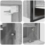 5-teiliges Badmöbel-Set aus Holz in Sonoma Grey von , Badezimmermöbel - Ref: Foro24-3328372, Preis: 316,61 €, Rabatt: %