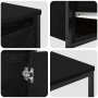 2-teiliges Badmöbel-Set aus schwarzem Eichenholz von , Badezimmerwaschtische - Ref: Foro24-3328374, Preis: 171,87 €, Rabatt: %