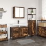 2-teiliges Badmöbel-Set aus geräuchertem Eichenholz von , Badezimmerwaschtische - Ref: Foro24-3328376, Preis: 160,88 €, Rabat...
