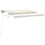 Toldo manual retráctil con LED color crema 400x350 cm by vidaXL, Awnings - Ref: Foro24-3069822, Price: 535,26 €, Discount: %