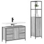 2-teiliges Badezimmermöbel-Set Sonoma Grey aus aufwendigem Holz von , Badezimmerwaschtische - Ref: Foro24-3328377, Preis: 166...