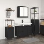 3-Piece Bathroom Furniture Set - Engineered Wood in Black Oak by , bathroom vanities - Ref: Foro24-3328379, Price: 220,63 €, ...