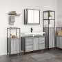 3-teiliges Badmöbel-Set aus Holz Sonoma Grau von , Badezimmerwaschtische - Ref: Foro24-3328382, Preis: 213,86 €, Rabatt: %