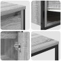 3-teiliges Badmöbel-Set aus Holz Sonoma Grau von , Badezimmerwaschtische - Ref: Foro24-3328382, Preis: 213,86 €, Rabatt: %