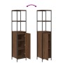 3-teiliges Badmöbel-Set - Braune Eiche Crafted Wood von , Badezimmerwaschtische - Ref: Foro24-3328383, Preis: 214,45 €, Rabat...