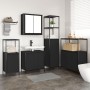 5-teiliges Badmöbel-Set aus schwarzem Eichenholz von , Badezimmerwaschtische - Ref: Foro24-3328384, Preis: 320,17 €, Rabatt: %