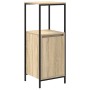 3-Piece Sonoma Oak Engineered Wood Bathroom Furniture Set by , bathroom vanities - Ref: Foro24-3328395, Price: 169,15 €, Disc...