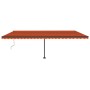 Orange and brown automatic standing awning 600x300 cm by vidaXL, Awnings - Ref: Foro24-3069810, Price: 651,21 €, Discount: %