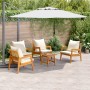5-Piece Bistro Set with Solid Acacia Wood Cushions by , Outdoor sofas - Ref: Foro24-3328611, Price: 384,09 €, Discount: %