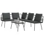2-teilige Gartensofagarnitur mit schwarzen Kissen aus Rattan von , Outdoor-Sofas - Ref: Foro24-3328648, Preis: 356,05 €, Raba...