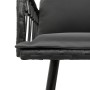 2-Piece Garden Sofa Set with Black Cushions in Rattan by , Outdoor sofas - Ref: Foro24-3328648, Price: 281,37 €, Discount: %
