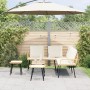 4-teilige Gartensofagarnitur mit Kissen aus natürlichem Polyrattan von , Outdoor-Sofas - Ref: Foro24-3328651, Preis: 339,05 €...