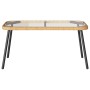 4-teilige Gartensofagarnitur mit Kissen aus natürlichem Polyrattan von , Outdoor-Sofas - Ref: Foro24-3328651, Preis: 339,05 €...