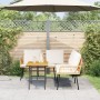 2-teilige Gartensofagarnitur mit Kissen aus natürlichem Polypropylen-Rattan von , Outdoor-Sofas - Ref: Foro24-3328653, Preis:...