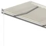 Manual retractable awning with cream poles 4.5x3 m by vidaXL, Awnings - Ref: Foro24-3069957, Price: 480,62 €, Discount: %