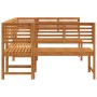 5-teiliges Gartenmöbel-Set aus massivem Akazienholz von , Gartenbänke - Ref: Foro24-3328690, Preis: 453,77 €, Rabatt: %