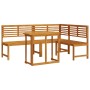 3-Piece Garden Bistro Set in Solid Acacia Wood by , garden benches - Ref: Foro24-3328692, Price: 414,21 €, Discount: %
