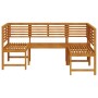 3-teiliges Gartenbank-Set aus massivem Akazienholz von , Gartenbänke - Ref: Foro24-3328691, Preis: 391,39 €, Rabatt: %
