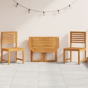 Conjunto de Bistro de Jardín de 3 Piezas de Madera Maciza de Acacia de , Mesas de jardín - Ref: Foro24-3328694, Precio: 217,5...