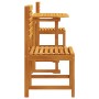 3-Piece Solid Acacia Wood Garden Bistro Set by , Garden tables - Ref: Foro24-3328694, Price: 213,49 €, Discount: %