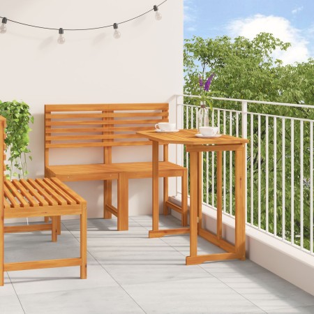 4-teiliges Garten-Esszimmerset aus massivem Akazienholz von , Gartentische - Ref: Foro24-3328695, Preis: 312,83 €, Rabatt: %