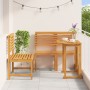 4-teiliges Garten-Esszimmerset aus massivem Akazienholz von , Gartentische - Ref: Foro24-3328695, Preis: 312,83 €, Rabatt: %