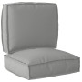 Set of Pallet Cushions Set of 2 Gray Polyester Fabric by , Cushions for chairs and sofas - Ref: Foro24-3329040, Price: 51,64 ...