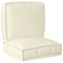 Set Palettenkissen 2er-Set Groß Polyester Creme von , Kissen für Stühle und Sofas - Ref: Foro24-3329041, Preis: 53,34 €, Raba...