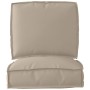 Set of Pallet Cushions Set of 2 Taupe Polyester Fabric by , Cushions for chairs and sofas - Ref: Foro24-3329044, Price: 54,80...
