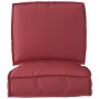 2-teiliges Palettenkissen-Set Weinrot Polyester Standard von , Kissen für Stühle und Sofas - Ref: Foro24-3329045, Preis: 50,6...
