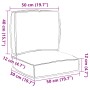 Set mit Kissen für Paletten 2er-Set Königsblaues Polyester von , Kissen für Stühle und Sofas - Ref: Foro24-3329046, Preis: 45...